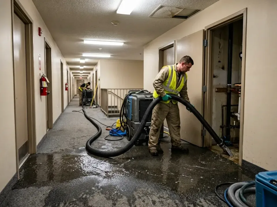 multi-unit-apartment-hallway-f-005 — frequently asked questions, Emergency Burst Pipe Water Extraction & Removal in Royal Pi…